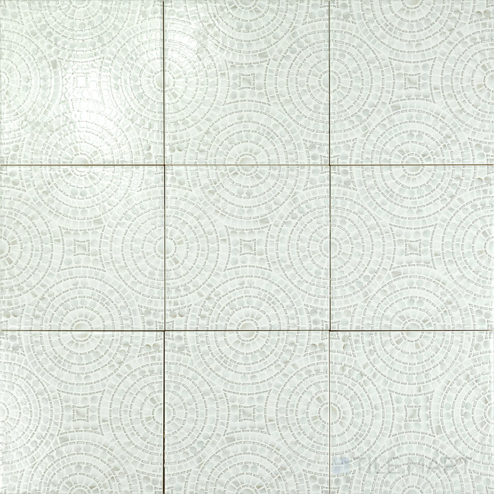 A ceramic tile with a soft blend of beige and tan tones, offering a refined matte surface ideal for subtle, natural designs.