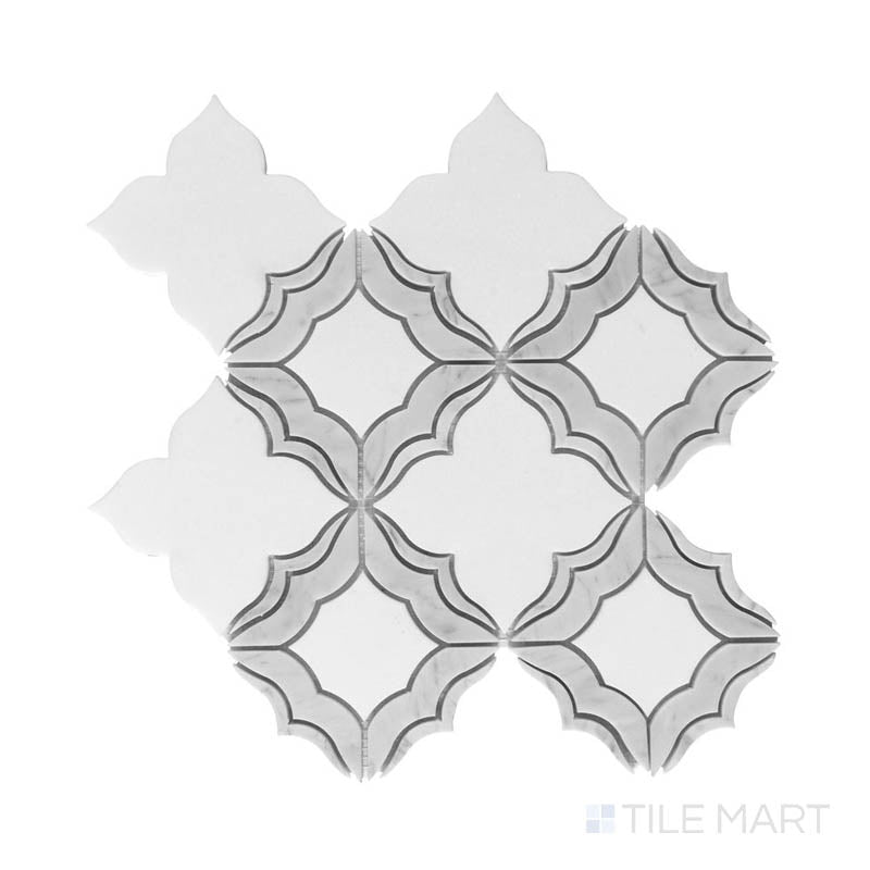 An angled perspective of the glossy white tile from the Salt Glossy series, reflecting light to enhance its sleek appearance.