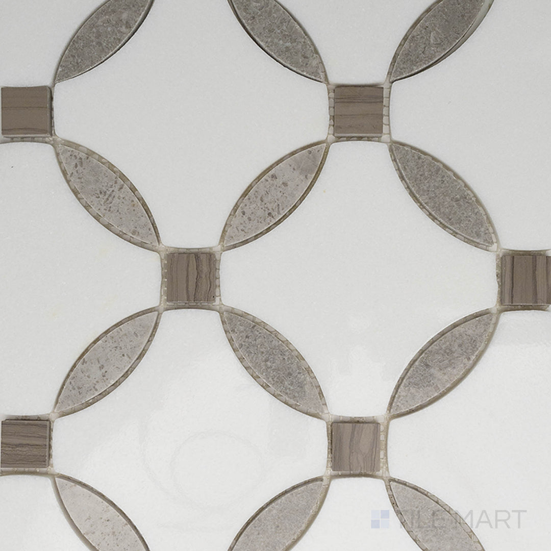 A matte-finished white tile with subtle textural nuances, ideal for creating a clean and minimalist aesthetic.