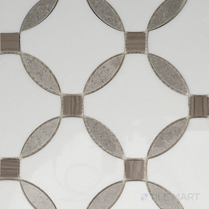 A matte-finished white tile with subtle textural nuances, ideal for creating a clean and minimalist aesthetic.