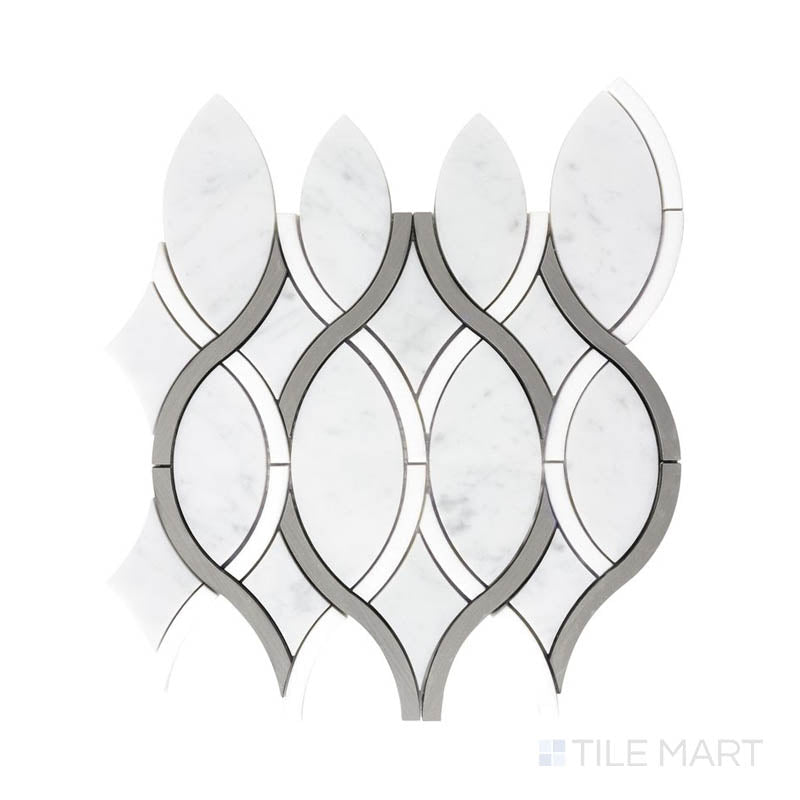 An angled shot of the beige tile, highlighting its neutral tones and refined surface texture.