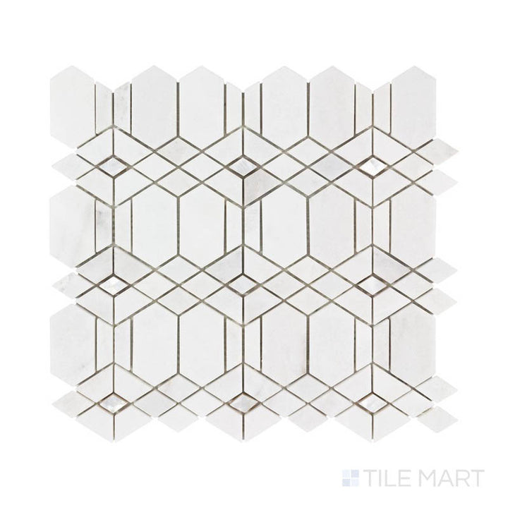 Angled shot showcasing the beige and tan ceramic tile from the Boutique Sleek series, highlighting its smooth surface and refined texture.