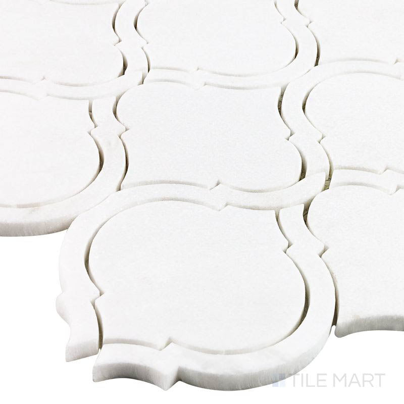 Corner view of the beige tile, highlighting its premium ceramic material and elegant, thin profile.