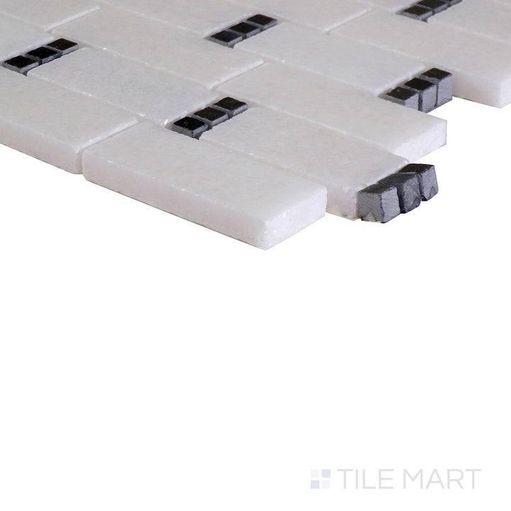 An angled shot of the beige tile, highlighting its neutral tones and refined surface texture.