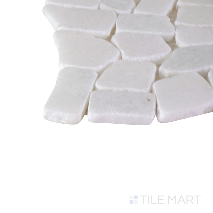 Corner angle revealing the dark gray and black tile's material and durable thickness, perfect for modern spaces.