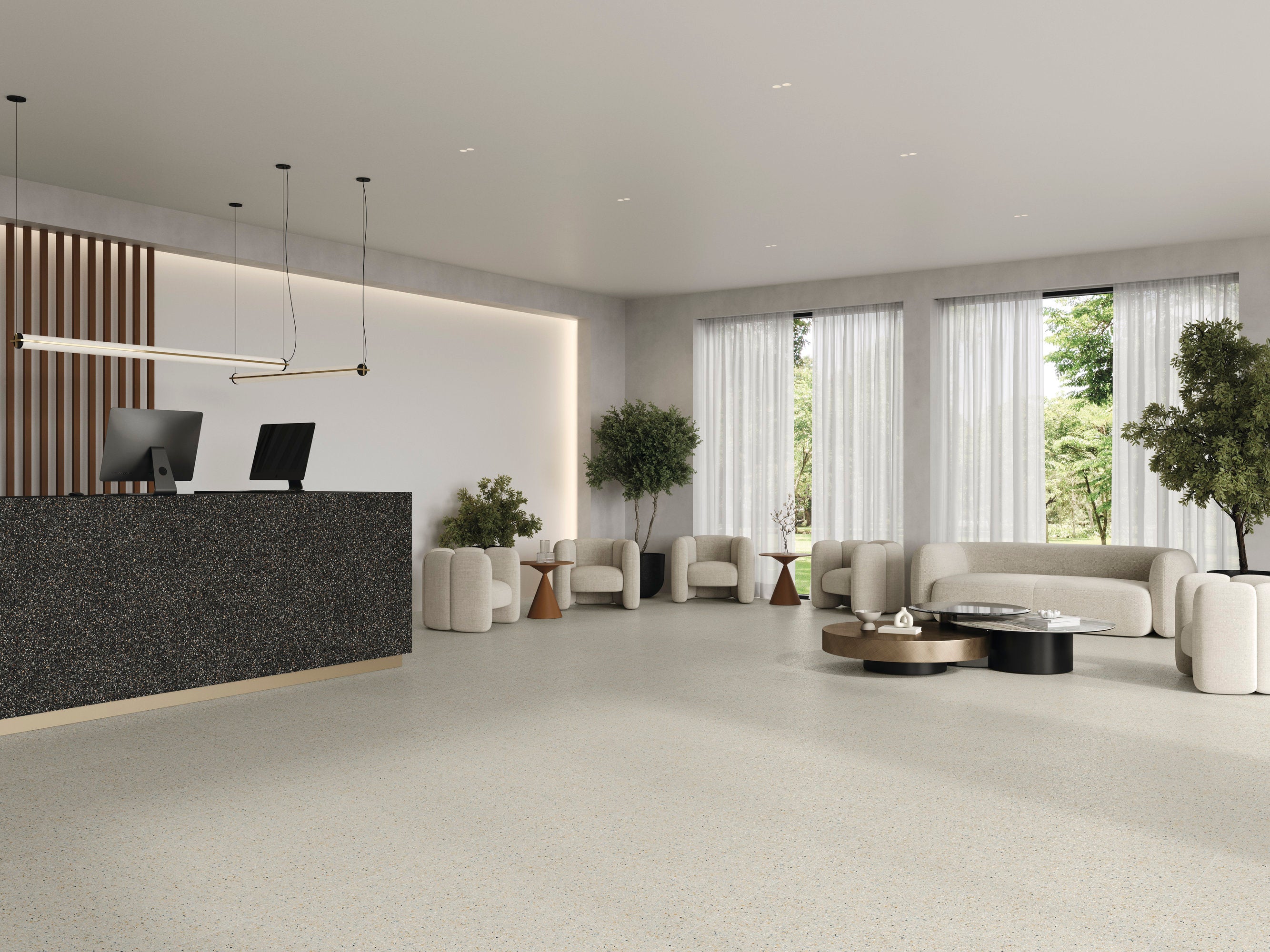Mystere Linen 24X24 Semi Gloss Porcelain | Tilemart