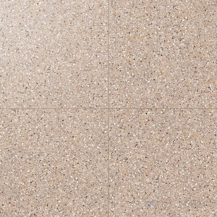 Full layout of Mystere Brown 24x24 semi gloss porcelain tile, offering deep brown tones and a sophisticated semi-gloss texture.