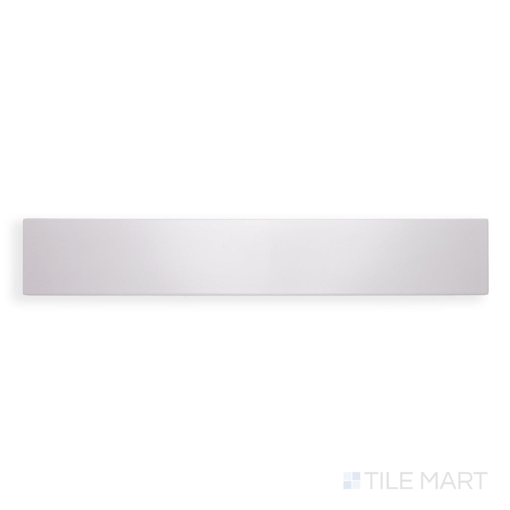 A refined close-up of Block Gris 4X24 Matte Glazed Porcelain displays its balanced gray tone and subtle matte finish, adding a sleek, modern touch.