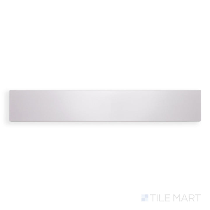 A refined close-up of Block Gris 4X24 Matte Glazed Porcelain displays its balanced gray tone and subtle matte finish, adding a sleek, modern touch.