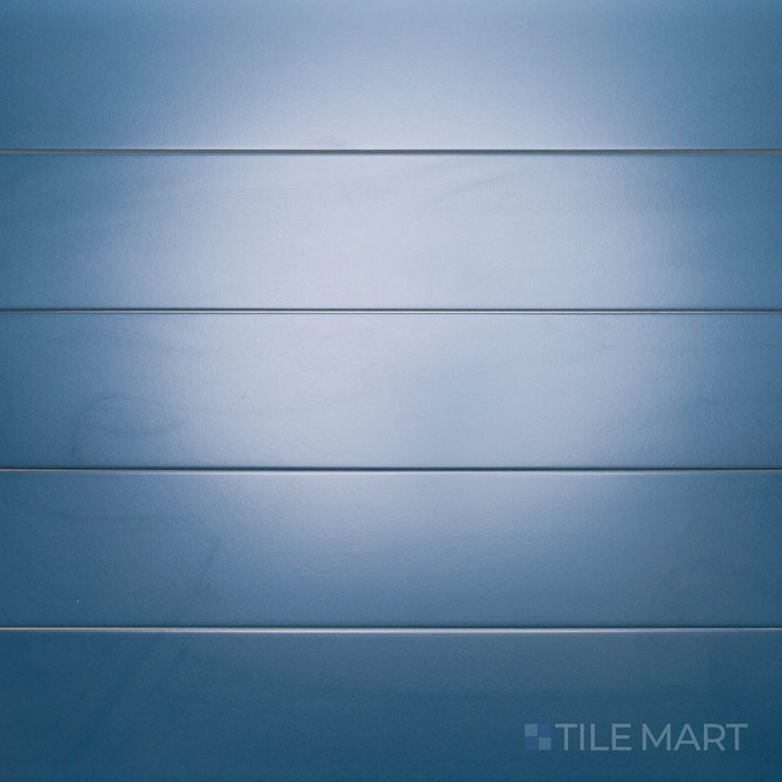 Seen from above, the Block Verde 4x24 inch matte glazed porcelain tile showcases its earthy green hue and subtle matte texture, bringing a natural and refreshing aesthetic.