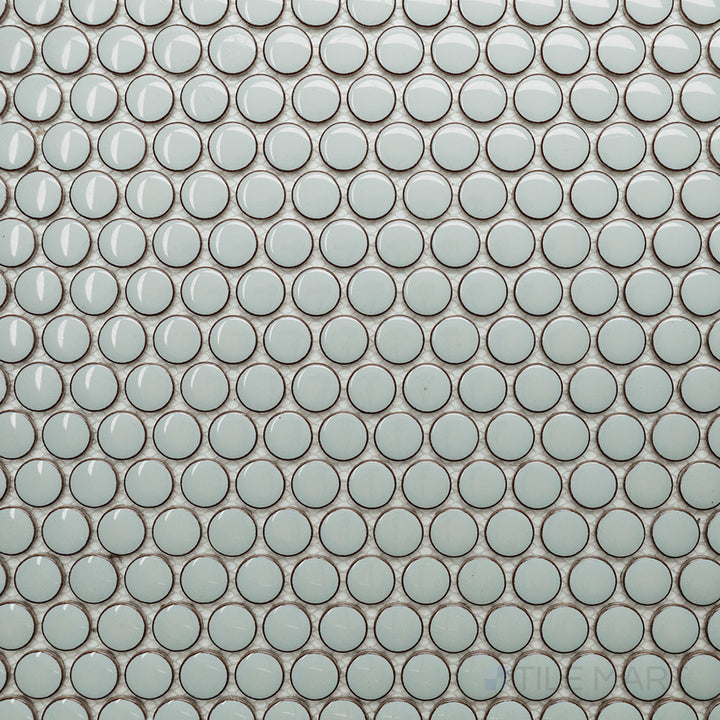 CC Mosaics Plus Penny Round Mint Green Bright