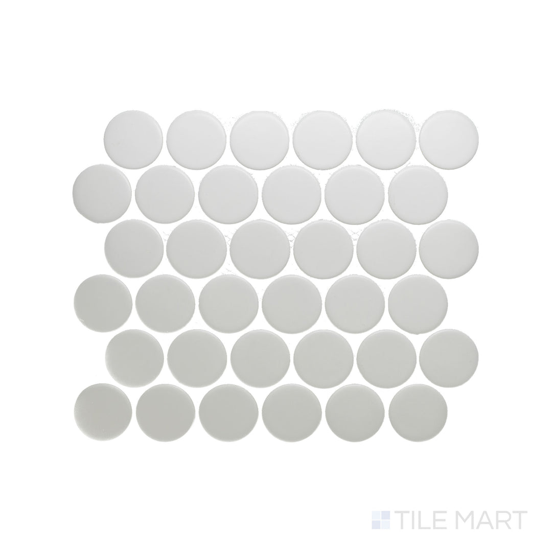 CC Mosaics Plus 2X2 Dots White Matte