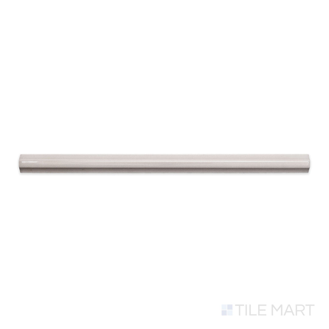 An overview of Maiolica Tender Gray 0.5x10 bright ceramic pencil, featuring a soft gray shade with a glossy finish.