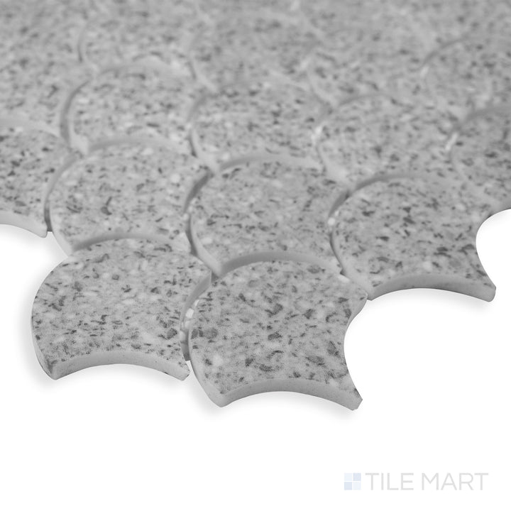 Rockart Terrazo Scales Gray Mosaic