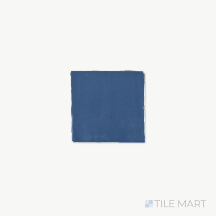 A refined look at St. Tropez Azul 5X5 Bright Ceramic, where rich blue tones meet a glossy ceramic surface for a striking visual appeal.