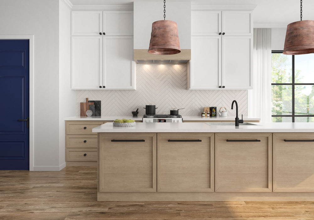 Enhance your design with the handcrafted charm of Zellige White 2X16 bright ceramic tile, a timeless choice for bright and inviting spaces.