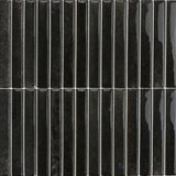 Kit Kat Noche 4.5X9 Glossy Porcelain Mosaic