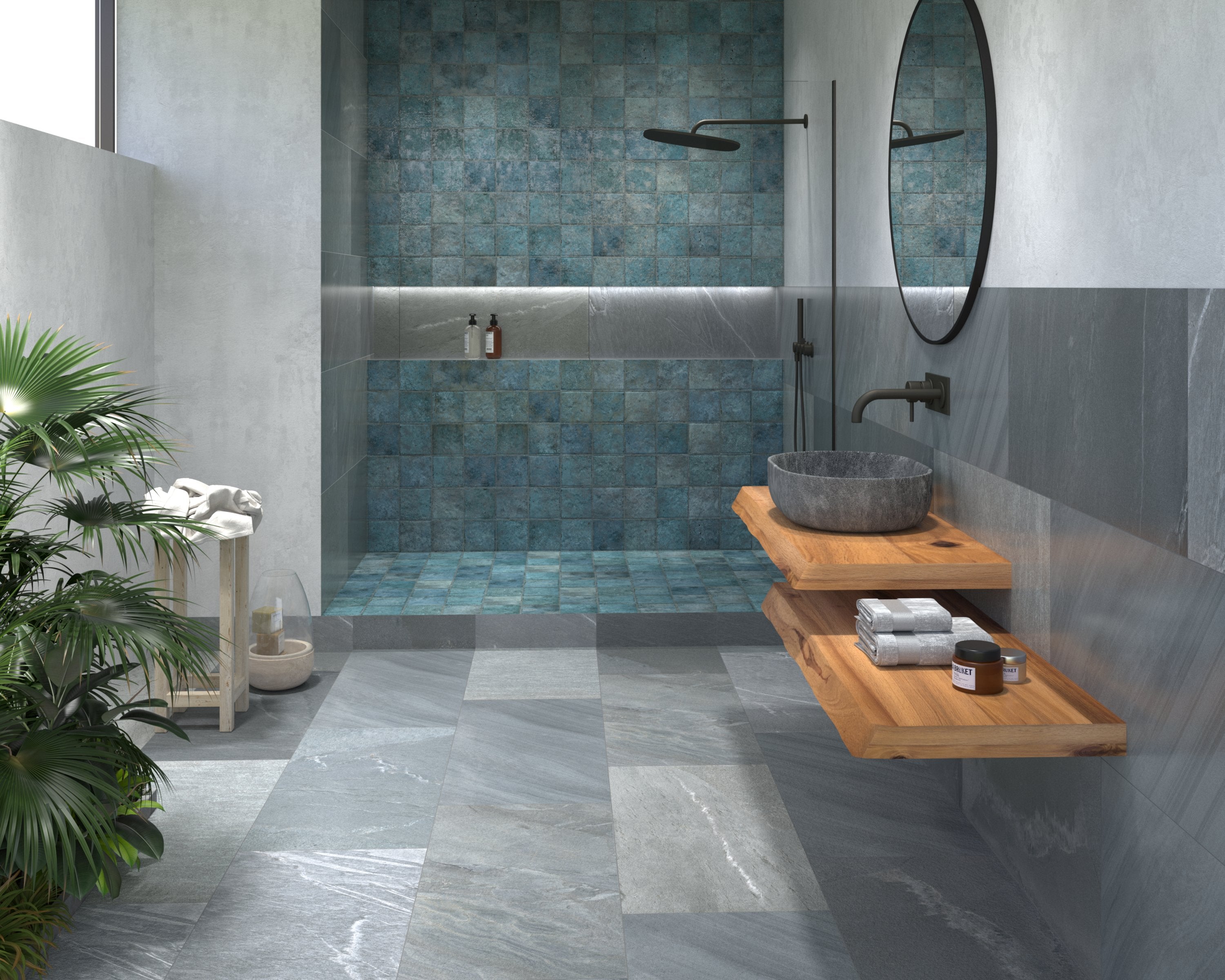 Tahiti Turquoise 6X6 R11 Matte Porcelain – Tilemart