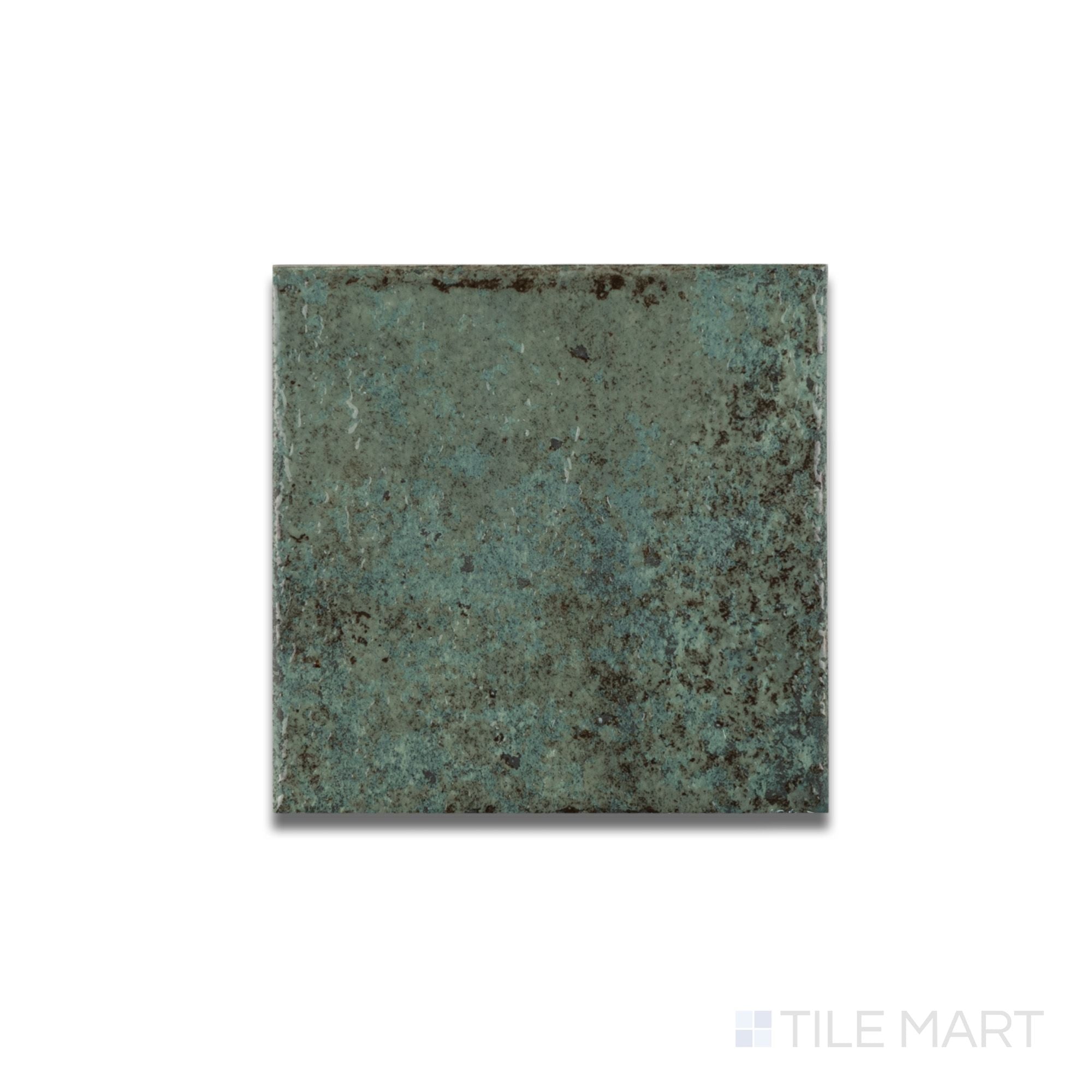 TERAMEE テラミー マット 未使用 シングル Grant E One’s Tahiti Emerald 6X6 Glossy Porcelain | Tilemart