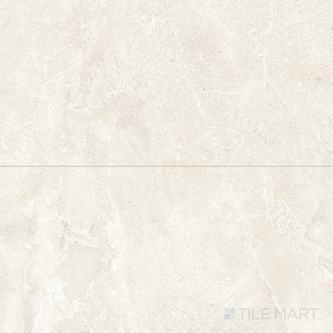 The 24x48 format and soft Arena tone give this matte porcelain tile a sleek, modern appeal.