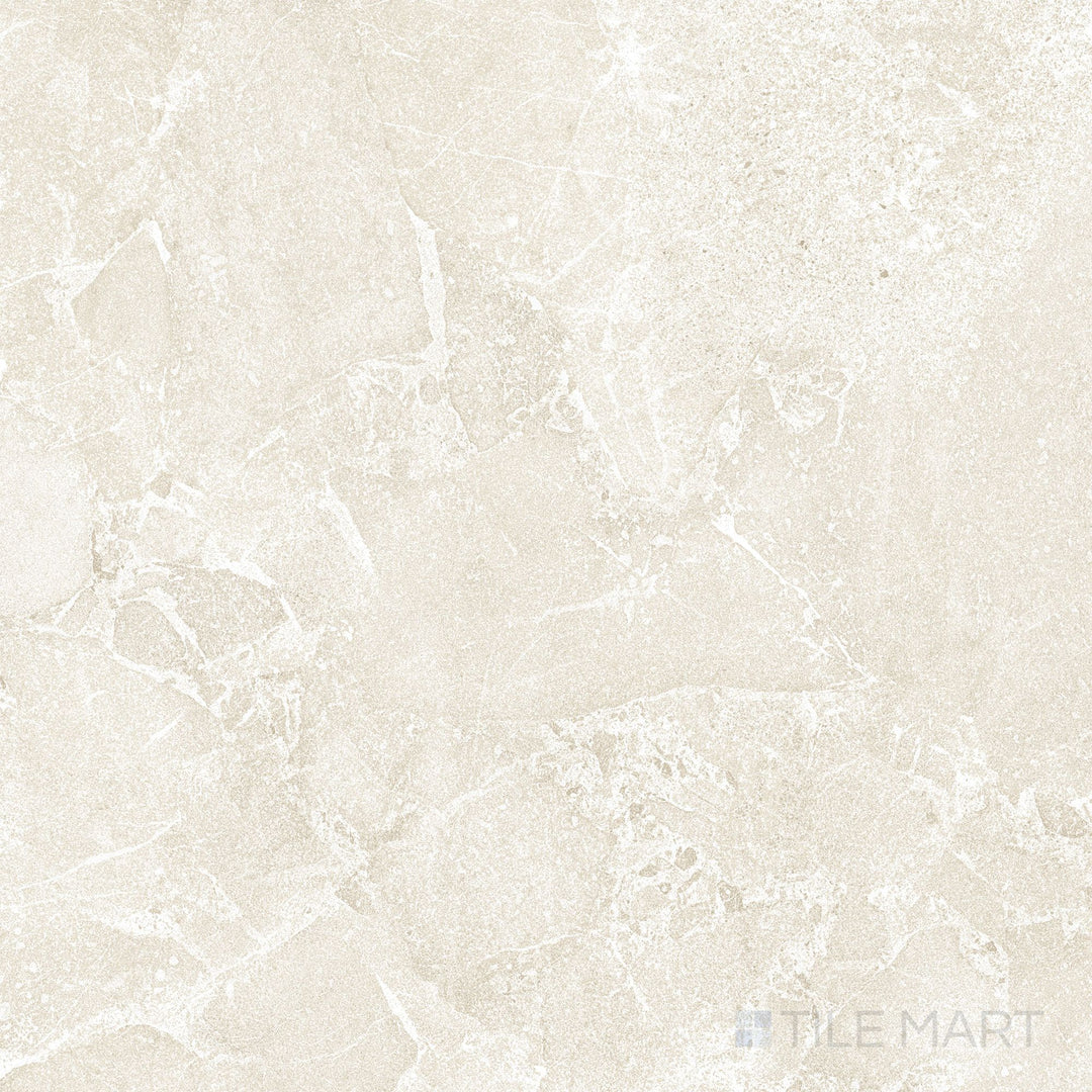 This oversized 48x48 matte porcelain tile in Arena delivers a clean, neutral aesthetic with minimalist style.