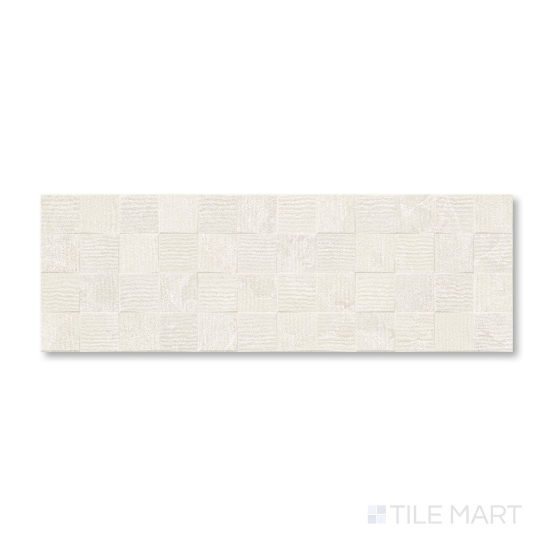 Top-down perspective of Avalon Arena 12x36 Suite tile, featuring a long plank format with subtle matte texture and even tone.