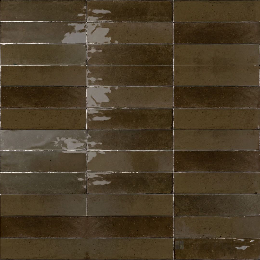 Agadir Musgo 3X11 Bright Porcelain Subway Tile