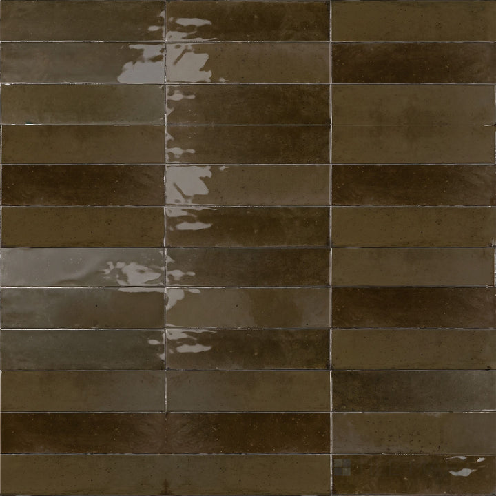 Agadir Musgo 3X11 Bright Porcelain Subway Tile
