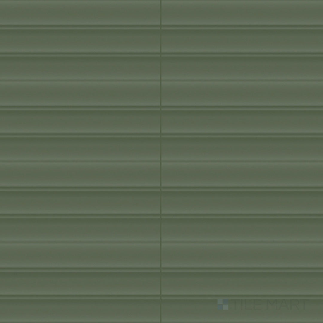 Warm forest tones and soft matte texture bring depth and calm to this 4.5x9 Milano Scala Bosco porcelain tile.