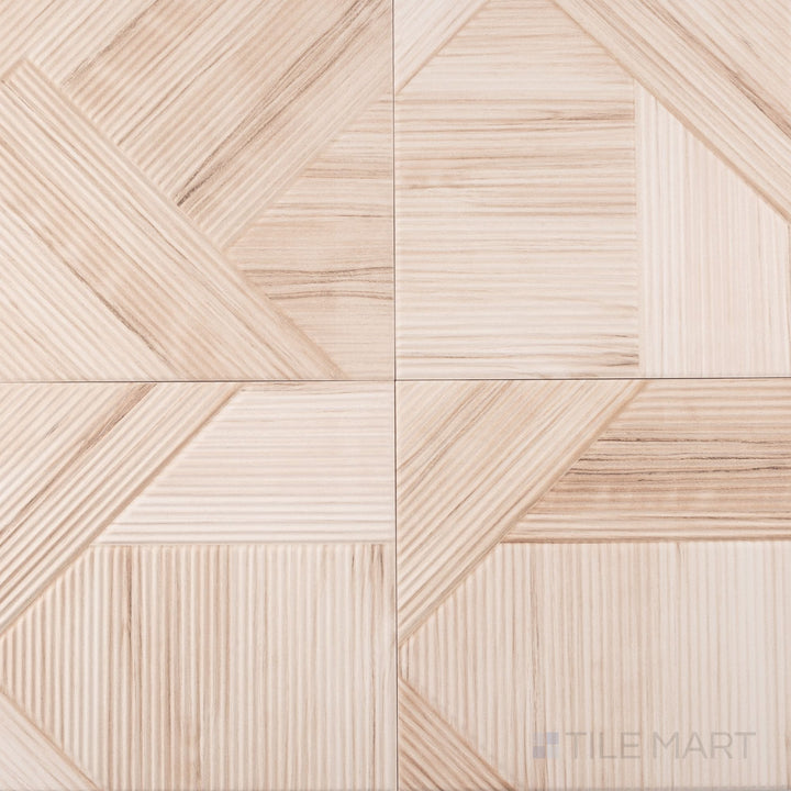 Natural bamboo-inspired color and a soft matte finish give this 10x10 tile an organic, modern feel.