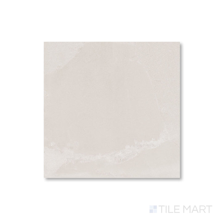Flat view of Pietrasanta Ivory 35x35 tile with a polished surface and elegant ivory-toned veining.