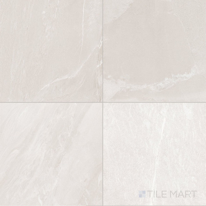 The matte finish and slip-resistant surface of this 35x35 Pietrasanta Ivory tile make it both stylish and practical.