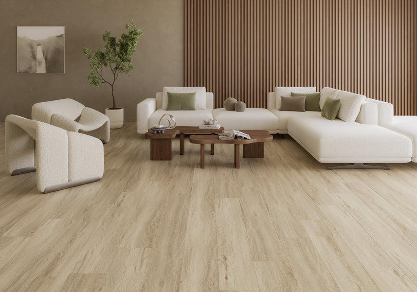 Iris 8mm Carmel Coast 9X60 Matte Rigid Core Luxury Vinyl Plank