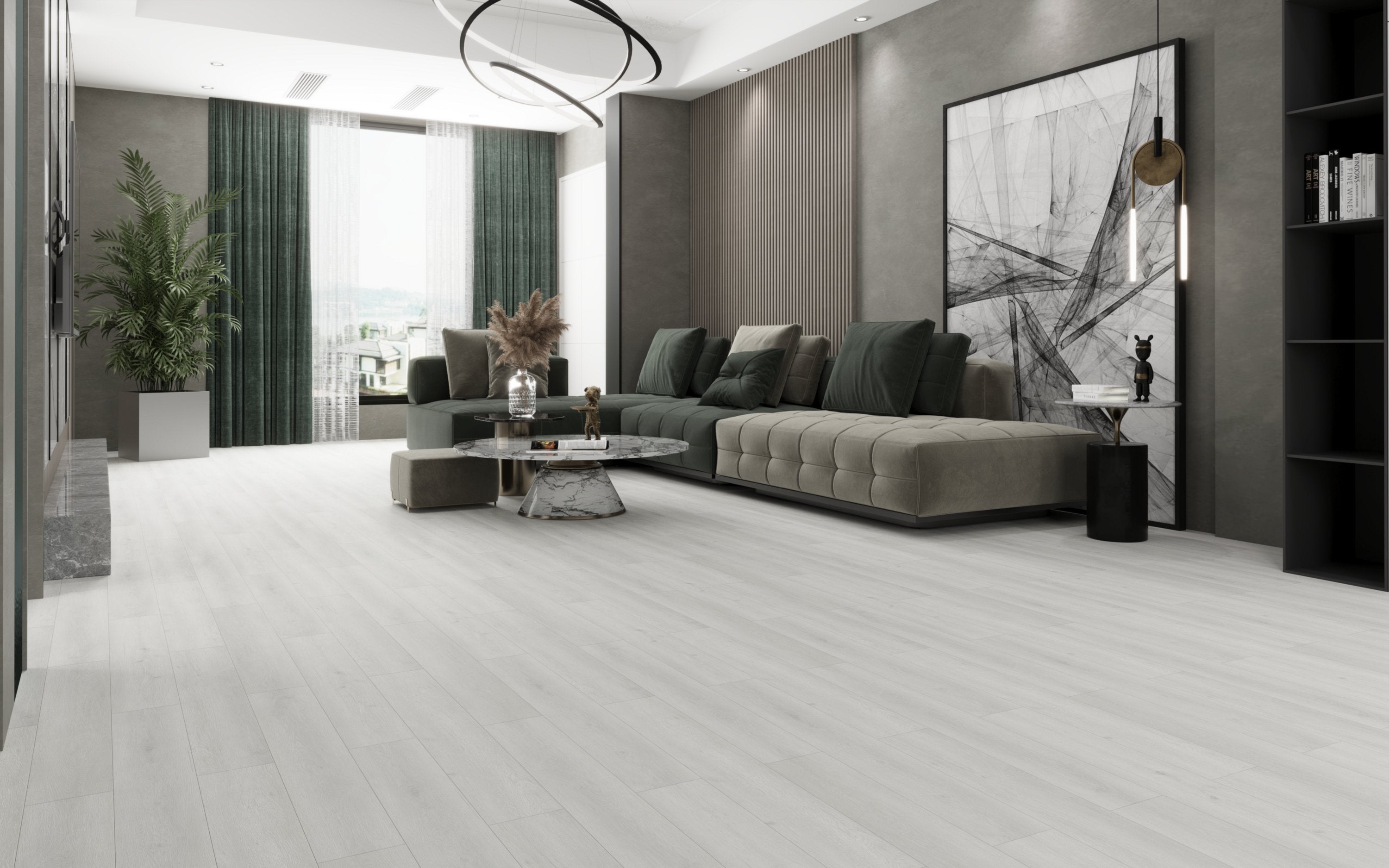 Iris Off White 7X48 Matte Rigid Core Luxury Vinyl Plank | Tilemart
