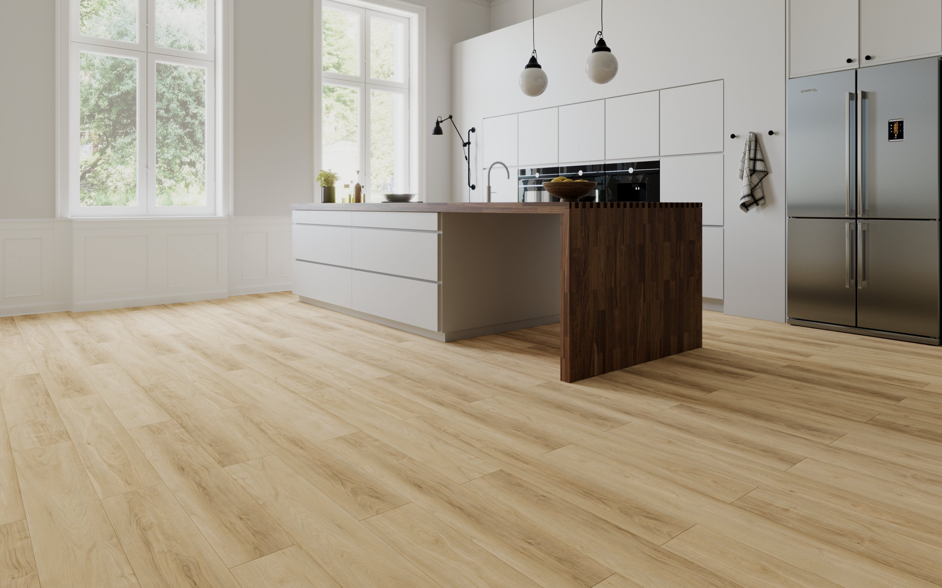 ポムル Iris Almond 7X48 Matte Rigid Core Luxury Vinyl Plank | Tilemart