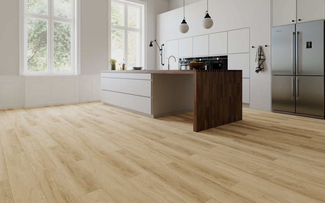 Matte Rigid Iris Almond 7X48 Matte Rigid Core Luxury Vinyl Plank | Tilemart