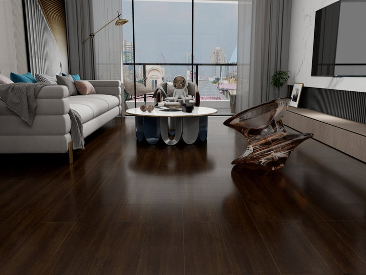 tobacco laminate flooring Fume Tobacco 7X48 Matte Rigid Core Luxury Vinyl Plank