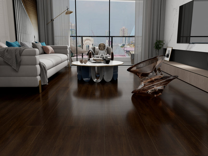 Fume Cotton 7X48 Matte Rigid Core Luxury Vinyl Plank