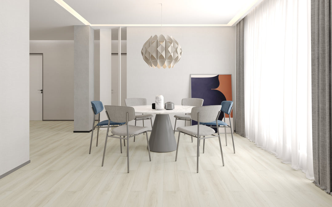 Fume Cotton 7X48 Matte Rigid Core Luxury Vinyl Plank