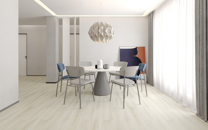 Fume Cotton 7X48 Matte Rigid Core Luxury Vinyl Plank