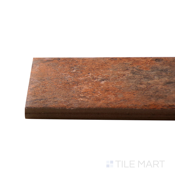 Sharp edge detail of the 4X8 CHICAGO tile, made from durable stone.