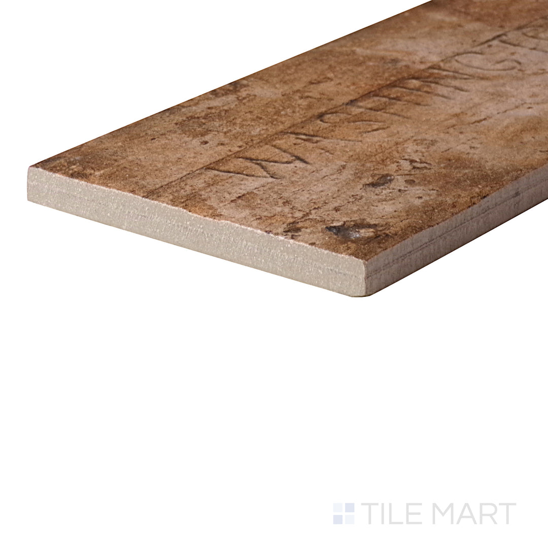 An angled look at the OLD CHICAGO CHICAGO tile, highlighting its matte surface and the boldness of its rich pigment.