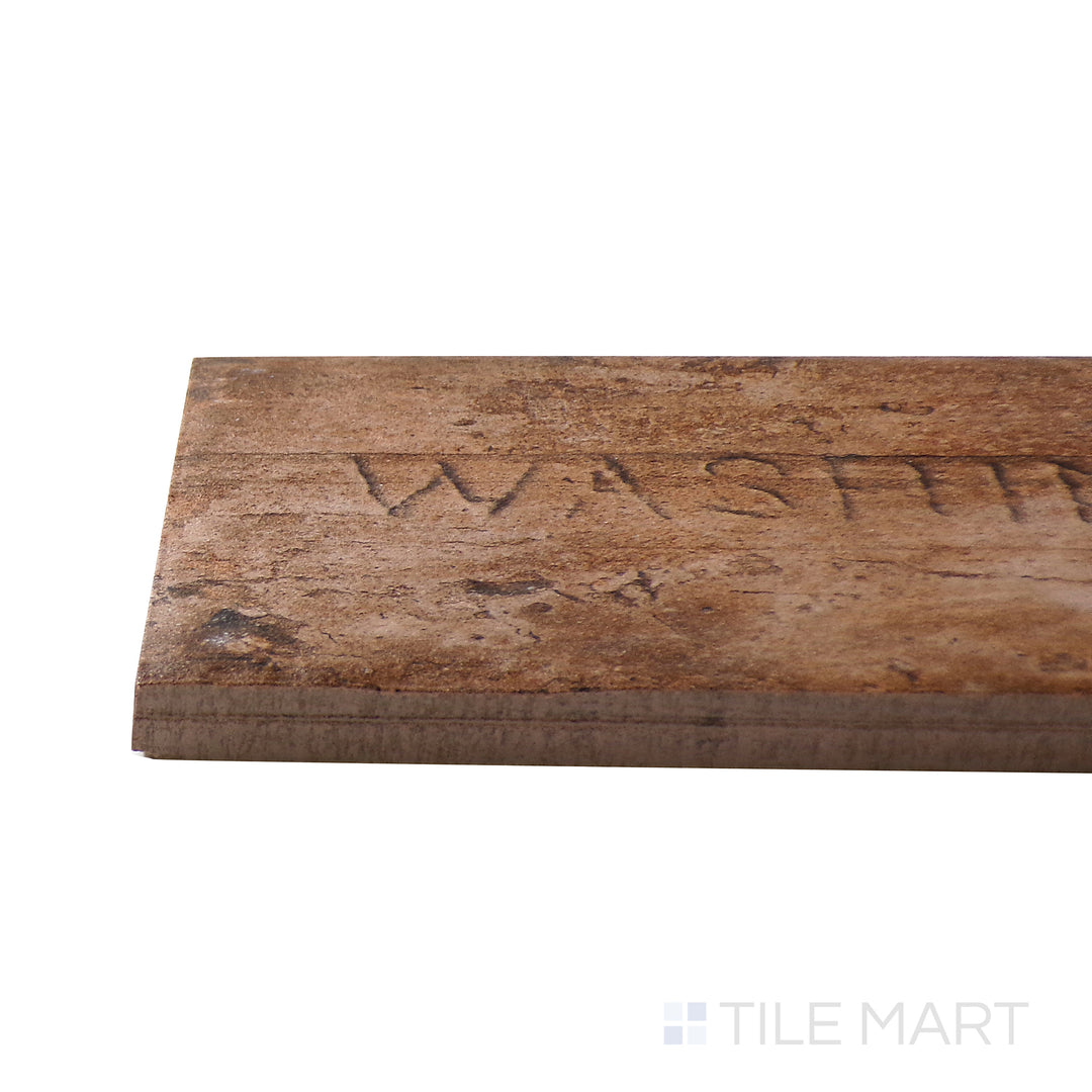 Crisp corner of the 4X8 CHICAGO tile, made from durable stone.