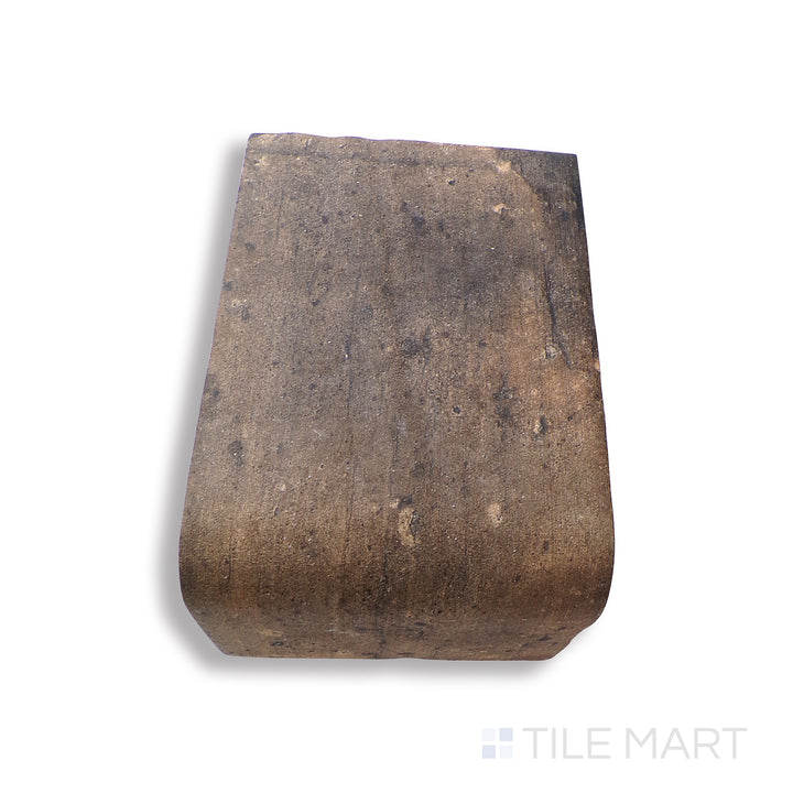 Bird's eye view showcasing the STATE STREET CHICAGO tile, sized 4X4-3/4X3-5/16, with a glossy finish that enhances its rich pigment.