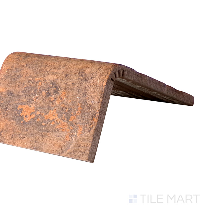 An angled look at the WRIGLEY CHICAGO tile, highlighting its glossy finish and the boldness of its deep shade.