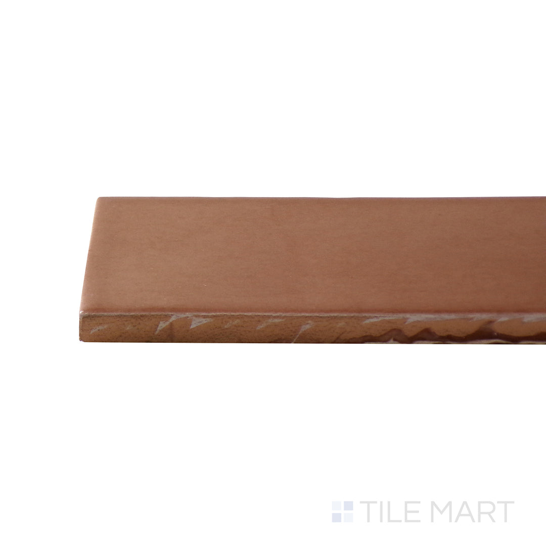 Corner perspective of the 3x10 HIGHLAND LAKE tile, made from premium marble.