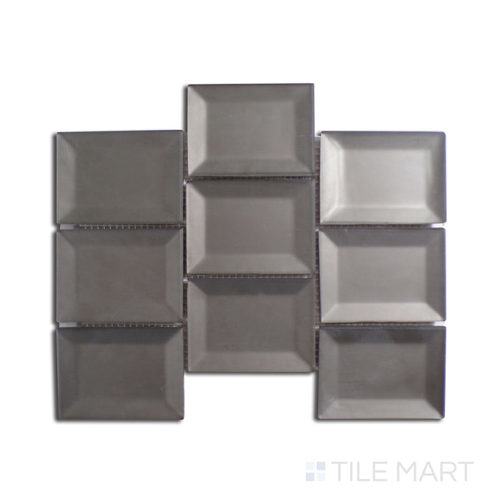 Above shot showcasing the SAGE YOU LOVE ME PRISM tile, sized 9x12, with a matte surface that enhances its soft undertone.