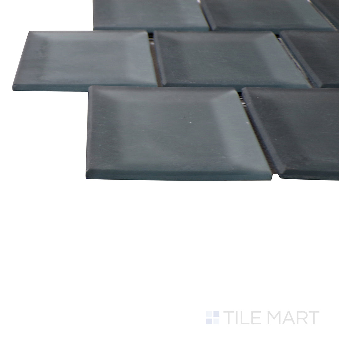 Corner perspective of the 9x12 PRISM tile, made from porcelain material.