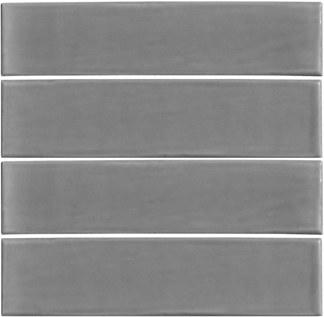 Top angle showcasing the CONCRETE ZEN tile, sized 3x12, with a textured coating that enhances its warm hue.