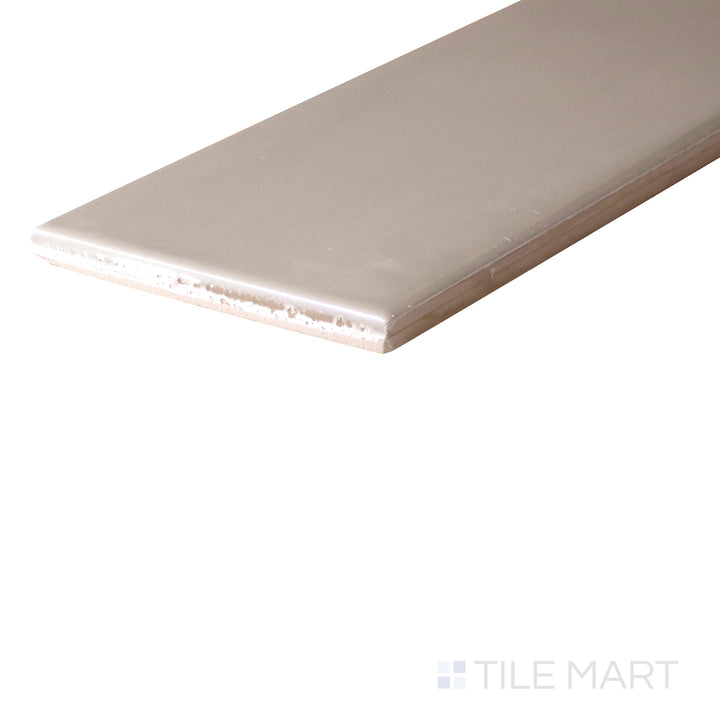 An angled look at the MORNING ZEN tile, highlighting its textured coating and the boldness of its rich pigment.